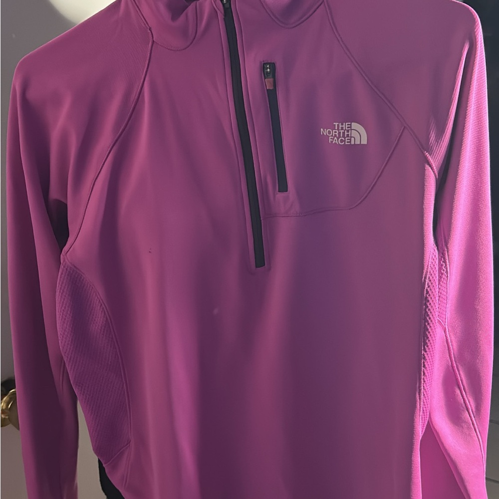 The North Face Fuchsia Quarter-Zip Pullover